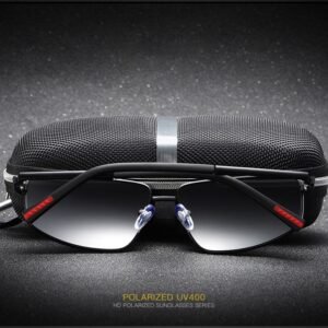 JM0009#TR90 UV400 MEN'S FASHION mental frame polarized sunglasses outdoor stylish 41