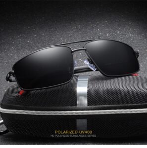JM0009#TR90 UV400 MEN'S FASHION mental frame polarized sunglasses outdoor stylish 39