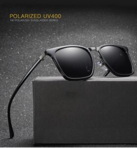 P26###TR90 UV400 MEN’S FASHION mental frame polarized sunglasses outdoor stylish 31