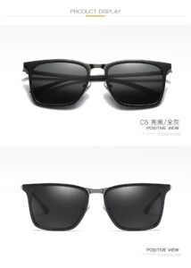 P26###TR90 UV400 MEN’S FASHION mental frame polarized sunglasses outdoor stylish 38
