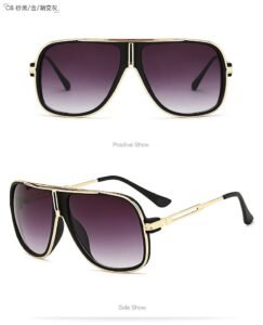 23072##Hot Seler Men's Fashion mental frame polarized sunglasses outdoor stylish 37