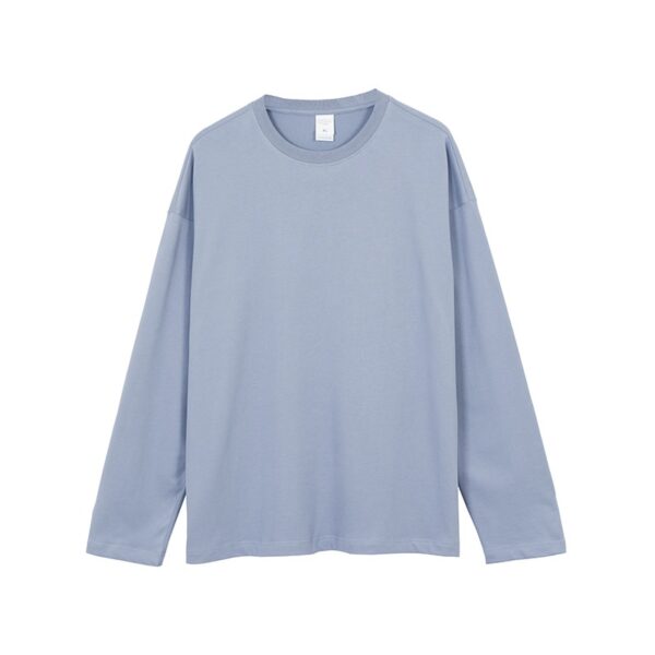 pure cotton plain long sleeve TEE 220g 15