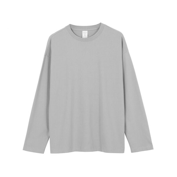 pure cotton plain long sleeve TEE 220g 16