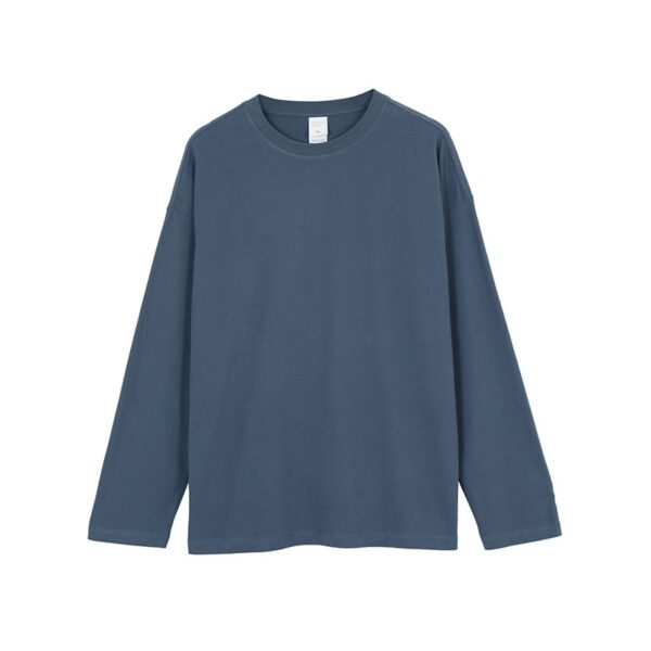 pure cotton plain long sleeve TEE 220g 19