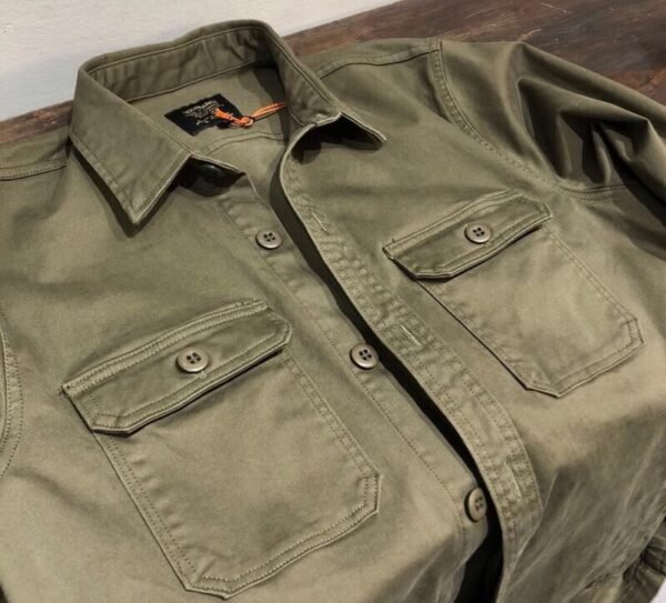 New American cargo shirt jackets heavy cotton crisp style shirt 23