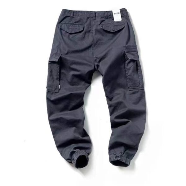 zipper overalls classic tooling pockets cotton fabric retro joggers 22
