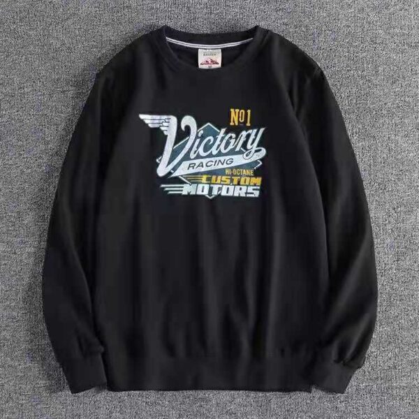 #M303 Crewneck High Quality Jumper Pullover Men victory Sweater - Image 4