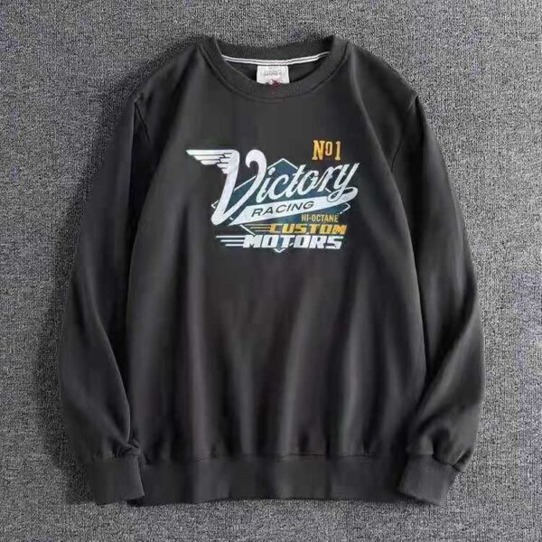 #M303 Crewneck High Quality Jumper Pullover Men victory Sweater - Image 2