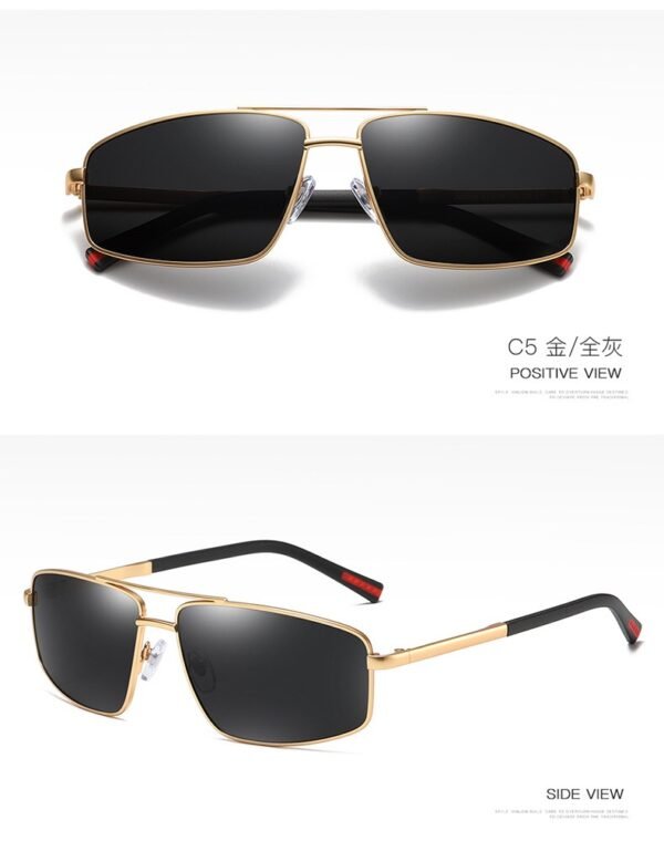 JM0009#TR90 UV400 MEN'S FASHION mental frame polarized sunglasses outdoor stylish 22