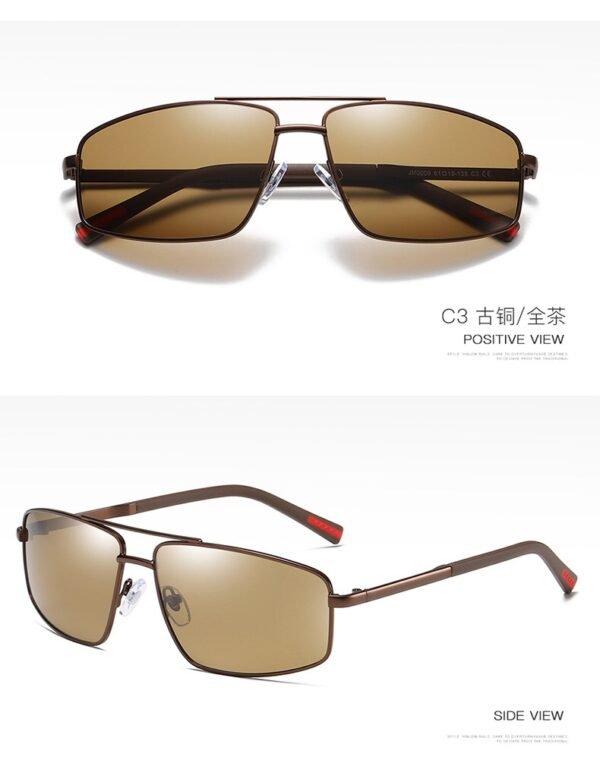 JM0009#TR90 UV400 MEN'S FASHION mental frame polarized sunglasses outdoor stylish 23