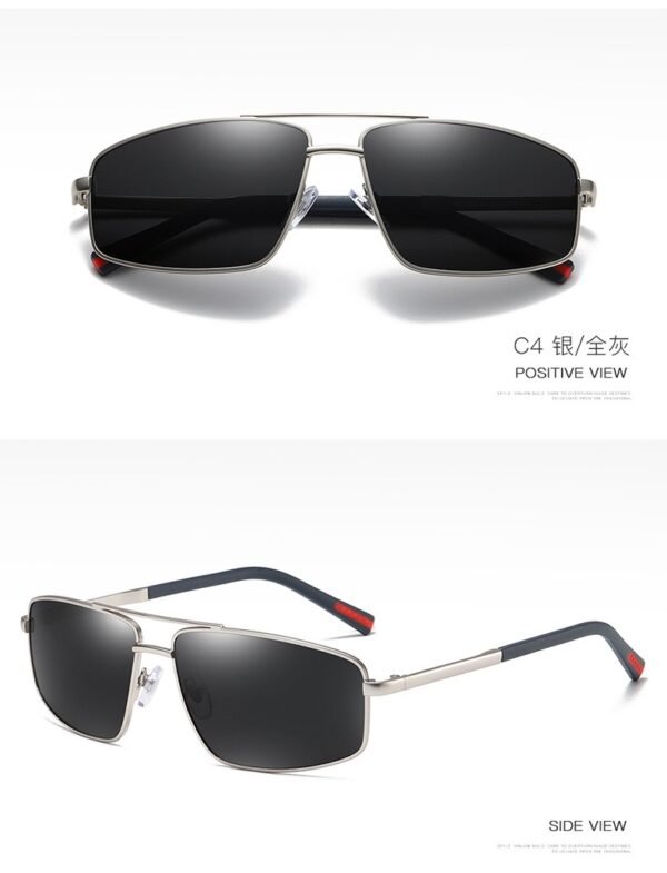 JM0009#TR90 UV400 MEN'S FASHION mental frame polarized sunglasses outdoor stylish 25