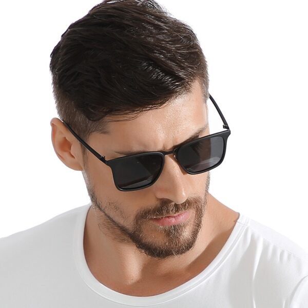 P26###TR90 UV400 MEN’S FASHION mental frame polarized sunglasses outdoor stylish 2
