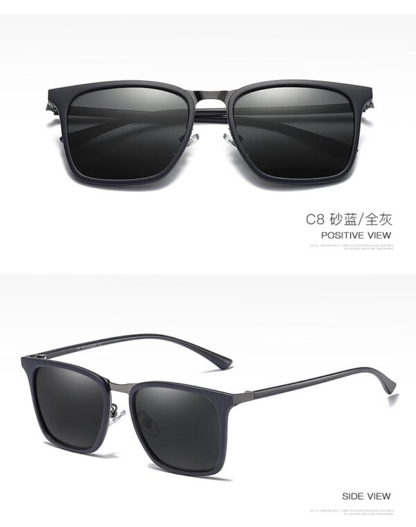 P26###TR90 UV400 MEN’S FASHION mental frame polarized sunglasses outdoor stylish 4