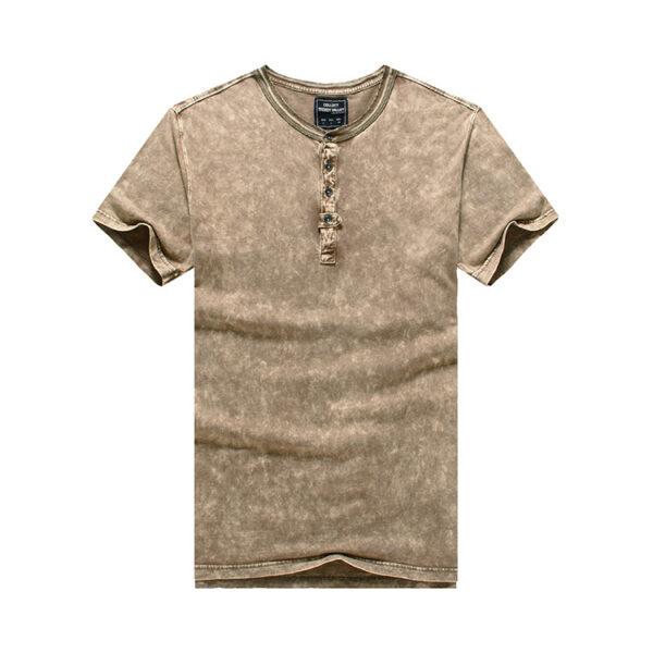 Spring 2019 casual geometric pattern men's short-sleeved T-shirt fashion trendy slim type letter short-sleeve wholesale