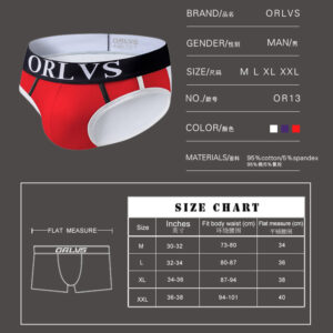 Quick-selling fashion triangle pants U-shaped bag orlvs cotton men's low-waisted underwear tide OR13