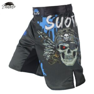 SUOTF Free Fight MMA shorts integrated fight gym training octagonal cage Muay Thai boxing loose-handed clothing