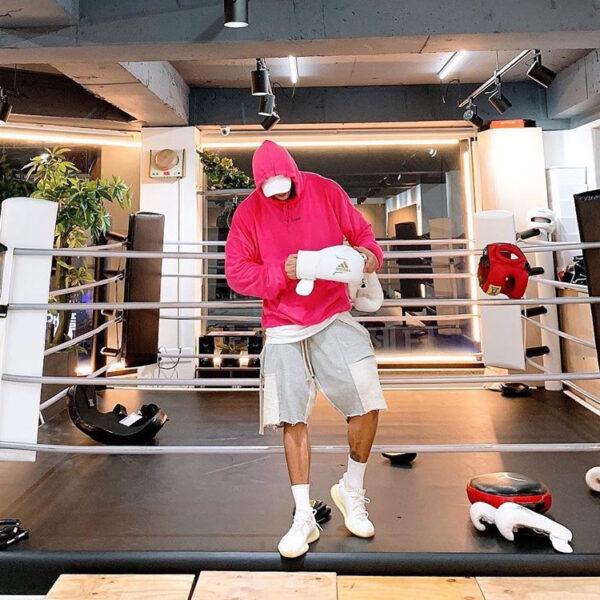 Muscle Brothers big size fitness sports shorts summer thin loose boxing training street hip-hop five-point pants man