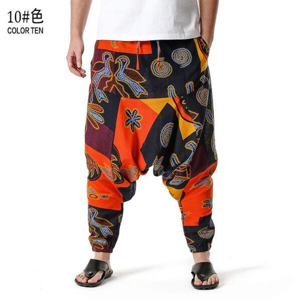 men's and women's foreign trade Harun yoga pants loose bohemian pants hanging pants moth pants