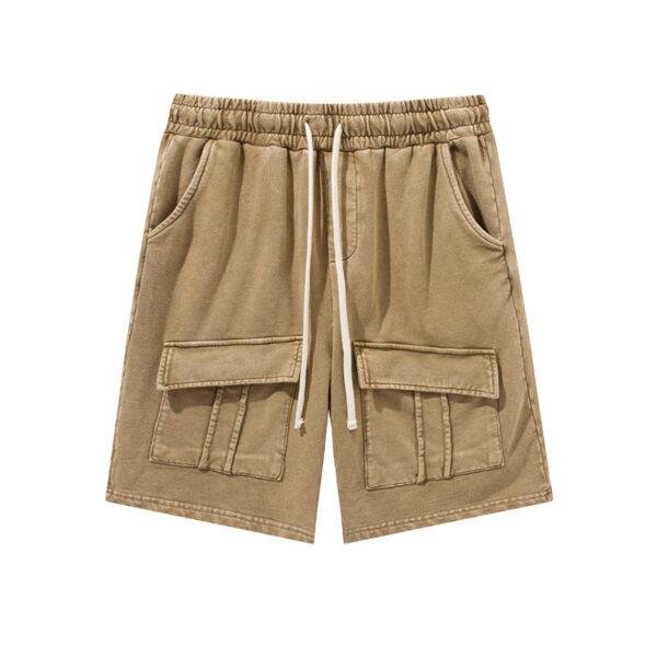 BE men's wear | summer new re-wash to do old work bag shorts European and American high street tide brand casual pants men