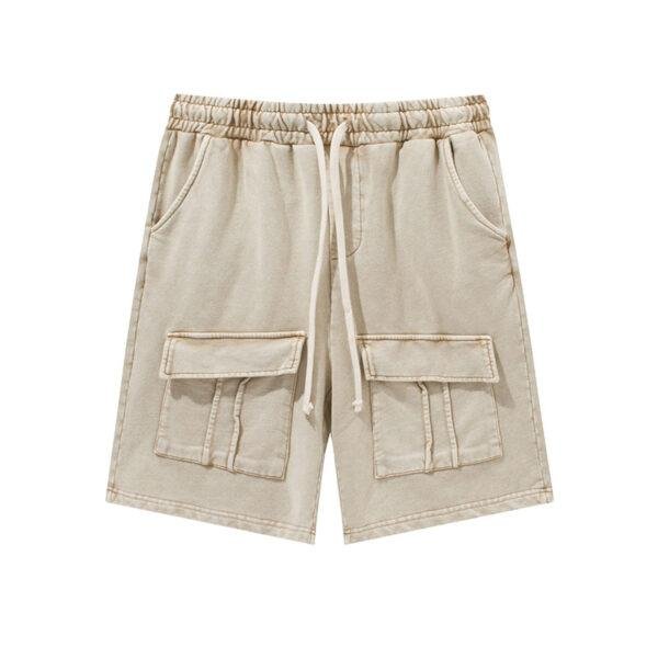 BE men's wear | summer new re-wash to do old work bag shorts European and American high street tide brand casual pants men